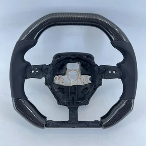 Real Carbon Fiber Steering Wheel For Lamborghini Huracan 2015+ Custom Alcantara - Picture 1 of 9