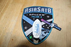 SPACE X FALCON 9 ASIASAT 8 MISSION PATCH UNBENUTZT - Bild 1 von 2