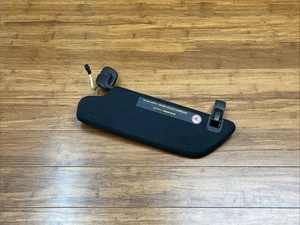 2020-2025 CHEVY CORVETTE C8 FRONT RIGHT SUN VISOR SHADE BLACK ALCANTARA OEM - Picture 1 of 16
