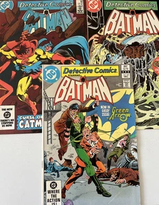 DETECTIVE COMICS. NUMBER'S 521, 525 & 538. 1ST SERIES. (3 ISSUE 1982-83 LOT). - Picture 1 of 16