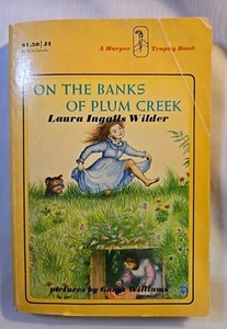 On the Banks of Plum Creek by Laura Ingalls Wilder~ 1971 Harper TROPHY Book - Picture 1 of 10