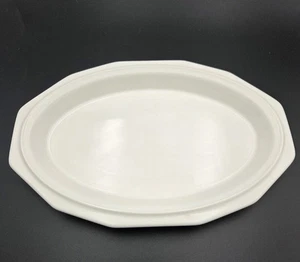 Vintage Pfaltzgraff Heritage White 12” Oval Serving Platter 12” x 8” EUC - Picture 1 of 9