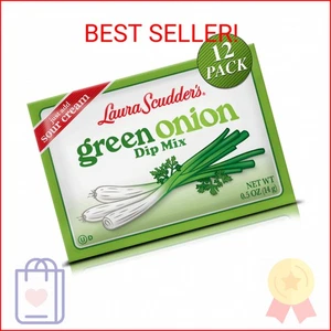 Laura Scudder's Green Onion Dip Mix Seasoning Powder Sauce 0.5 Ounce (Pack of 12 - Picture 1 of 2