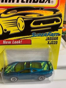 Matchbox 1996 Ausgabe Superfast Jaguar XJ220 blau - Bild 1 von 3
