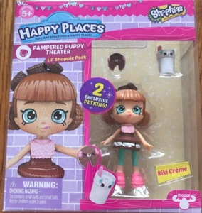 Shopkins Happy Places Pampered Puppy Theater *KIKI CREME* Lil' Shoppie Pack 5+ - Picture 1 of 2