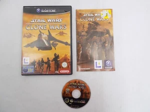 Mint Disc Nintendo Gamecube Star Wars the Clone Wars - Inc Manual - Free Postage - Picture 1 of 1