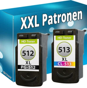 XL DRUCKER PATRONE REFILL für CANON PG-512 CL-513 PIXMA MP270 MP280 MP490 MP495 - Afbeelding 1 van 11