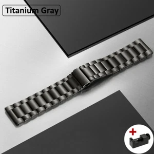 16mm 18mm 20mm 22mm Titanium Alloy Metal Bracelet Quick Release Watch Band Strap - Picture 1 of 15