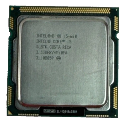 Intel Core i5-660 3.33GHz SLBTK LGA1156 Dual-Core CPU Processor Tested Working - Image 1 of 4