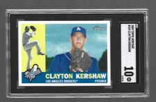 CLAYTON KERSHAW   2009 Topps Heritage  #343  BASE CARD  SGC 10 GM