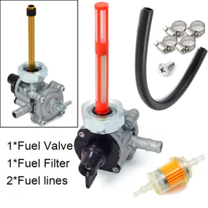 Fuel Vacuum Petcock 16950-MEM-674 For Honda VTX1300C VTX1300R VTX1300S VTX1300T - Picture 1 of 17