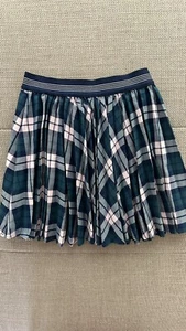 Jacadi Paris Plaid Navy School Skirt Size 8 (128 Cm) - Picture 1 of 3