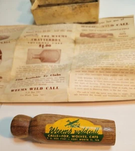 Weems Wild Call for Fox, Wolves, Cats - Fort Worth, TX - in Original Box - Picture 1 of 8