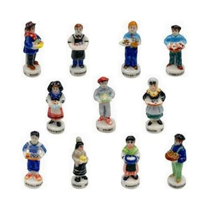 LES PLATS REGIONALAUX _ Beans Complete Series _ Miniature Collection Porcelain Showcase - Picture 1 of 12
