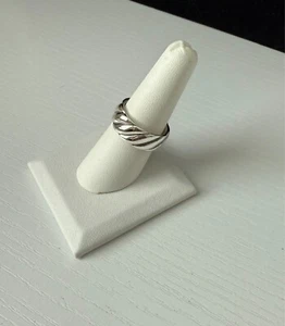 David Yurman geformter Damenring 0,925 Sterlingsilber gebraucht Größe 8 - Bild 1 von 3