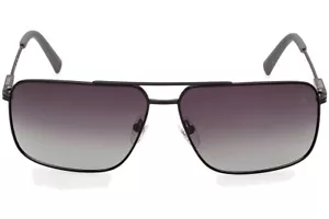 Timberland TB9292 02D Matte Black Aviator Plastic Polarized Sunglasses 61-13-140 - Picture 1 of 3