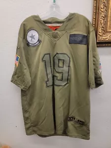 Men's Cooper Green Cowboys #19 Salute to Service Jersey- M - Picture 1 of 12