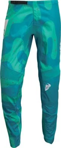 Pantalones THOR Sector Disguise Adulto Motocross MX Azul Reino Unido 9/10 - Imagen 1 de 5