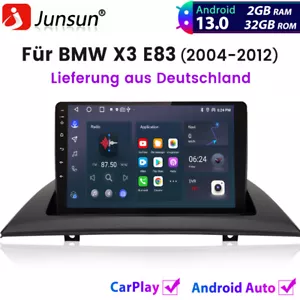 Für BMW X3 E83 2004-2012 Autoradio 9" Android 13 GPS NAVI WIFI BT Carplay 2+32GB - Bild 1 von 13