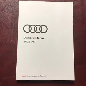 AUDI A6 ALLROAD S6 RS6 2021-AVANT MANUAL DEL PROPIETARIO GUÍA DE LIBRO TODOS LOS MODELOS - Imagen 1 de 2