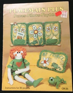 Platzierungen plus Broschüren Geldbörsen Kissen Spielzeuge 35 Projekte Vintage 1980 GM-26 - Bild 1 von 5