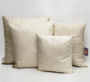 (55CM x 55CM) 22"" x 22"" Pluma de pato Cojín Inserto Almohadilla Interior Lavable a Máquina - Imagen 1 de 1