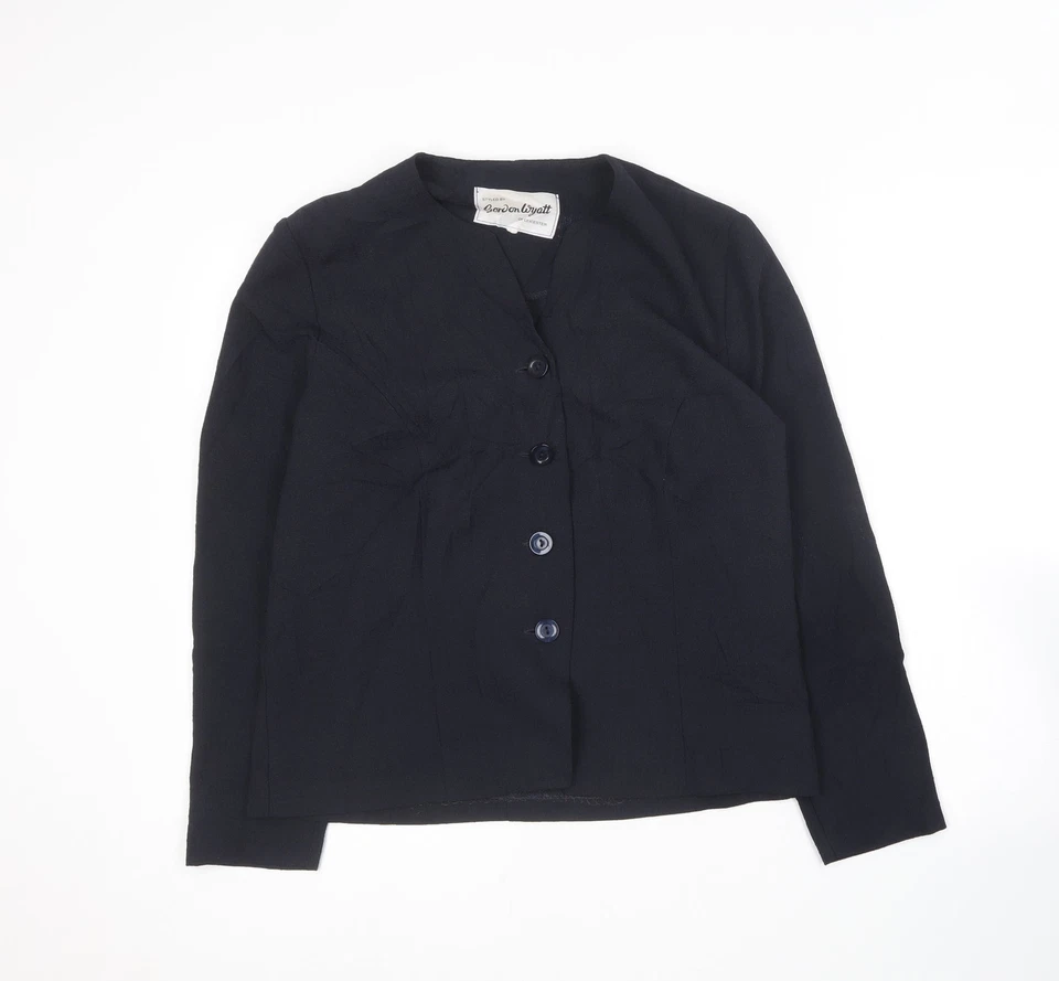 Gordon Wyatt Womens Blue Jacket Blazer Size 10 - Изображение 1 из 4