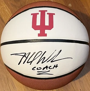 Mike Woodson Signed Autographed Indiana Hoosiers Logo Basketball Champs JSA - Picture 1 of 3