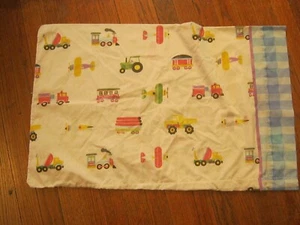 Funda de almohada para niños, automóviles, aviones, etc., impresa, 19x30, usada, x1 (KR-14-6) - Imagen 1 de 3
