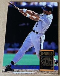 GEORGE BRETT HOF 1994 DONRUSS CAREER SALUTE Card #107 NM-MT Condition