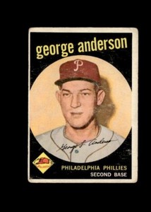 1959 Topps George “Sparky” Anderson #338 RC HOF G