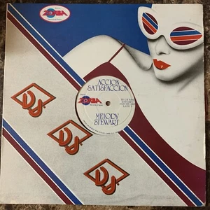 MELODY STEWART -ACCION SATISFACCION- 1980 MEXICAN 12" MAXI SINGLE RED WAX DISCO - Picture 1 of 5