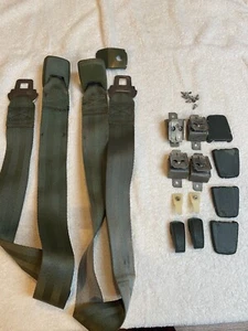 1967-76 A-BODY Mopar 70 VALIANT DART Duster UPPER SEAT BELTS+ Clips+ Parts !!!! - Picture 1 of 6