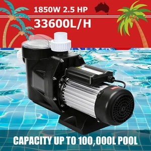 VEVOR 2.5HP Swimming Pool Spa Water Pump Electric Priming Filter 33600 L/H - Picture 1 of 12