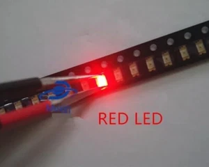 SMD LED Diodes, 1206, Red , 100 Piezas - Imagen 1 de 3