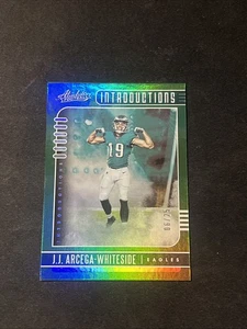 2019 Absolute Introductions Green Spectrum /25 JJ Arcega-Whiteside #11 Rookie RC - Foto 1 di 2