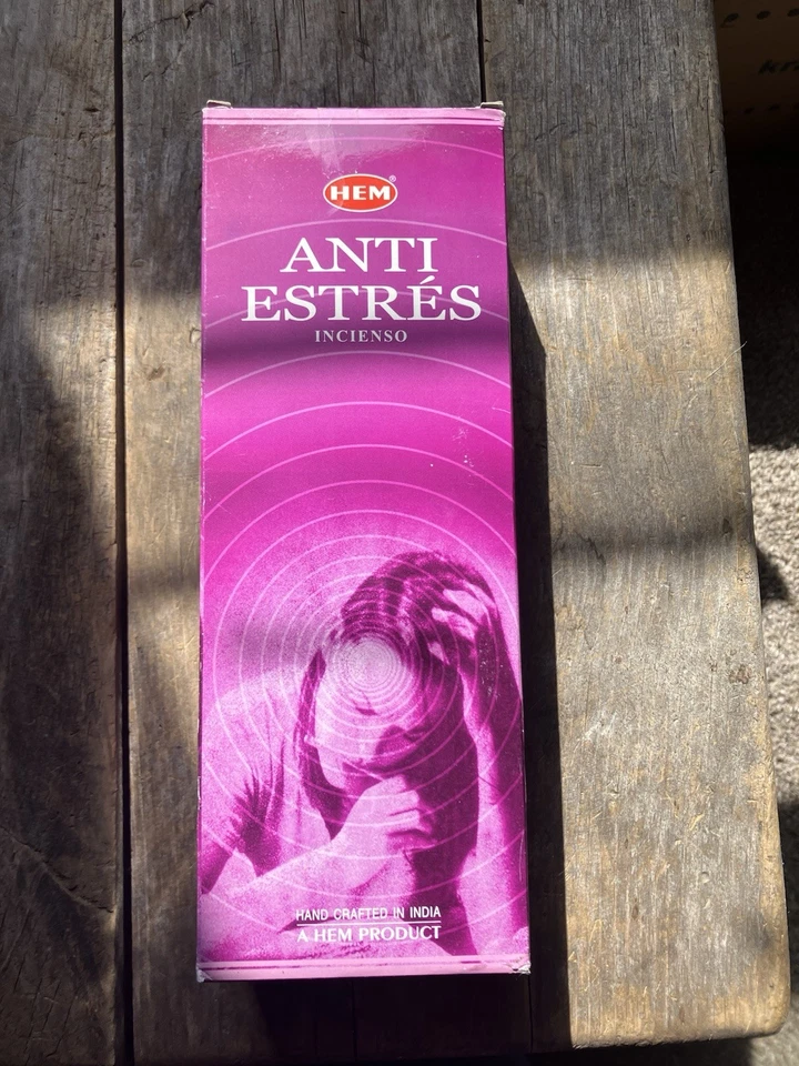 Caja de incienso antiestrés dobladillo de 6 X 20 = 120 varillas Foto 1 de 3