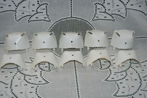 10 Glühbirnenabdeckungen für Weihnachtsmann Rentier Schlitten Hof Pfahl Rasen Ornamente Vintage - Bild 1 von 12
