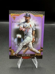 2022 Topps Triple Threads Ozzie Smith Purple #20 /299 Cardinals - Picture 1 of 3