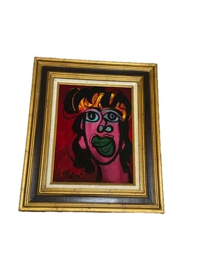 PETER R. KEIL - EXCELENTE - PINTURA ORIGINAL - MARCO DE CALIDAD 20”x24” Foto 1 de 4