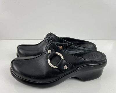 Ariat Shasta Mule Clog Women's Size 6 M Black Leather Harness Western Braided - Image 1 of 4