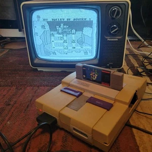 Super Nintendo NUR KONSOLE - SNES-001 getestet & funktionsfähig - Gehäuseschaden - LESEN - Bild 1 von 11