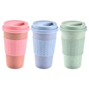  3pcs Outdoor Coffee Cup Portable Coffee Mug Coffee Milk Cup Water Cup with - Picture 1 of 12