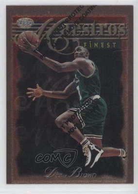 1996-97 Topps Finest Common Bronze Dee Brown #96 - Image 1 of 2