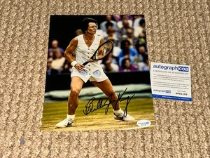 BILLIE JEAN KING SIGNED 8x10 PHOTO TENNIS LEGEND ACOA CERT RARE ๐พ๐พ LEGEND - Picture 1 of 2