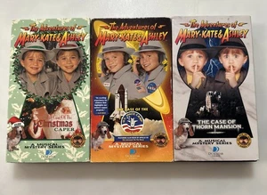 Mary-Kate & Ashley VHS Tape Bundle 3 Tapes (1994-1996) - Foto 1 di 4