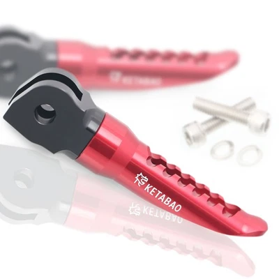 Red BOB Motorcycle Front Foot Pegs Rest For BMW R 1200 ST 03-07 06 05 04 — 第 1/4 张图片