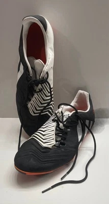 Adidas Predator Incurza Size 13 Rugby Soccer Cleats (NO STUDS) - Black/White - Image 1 of 4