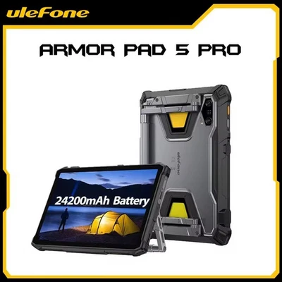 Ulefone Armor Pad 5 Pro 5G Rugged Tablet 24200mAh 120W Dimensity 7400x 64MP NFC - Image 1 of 4