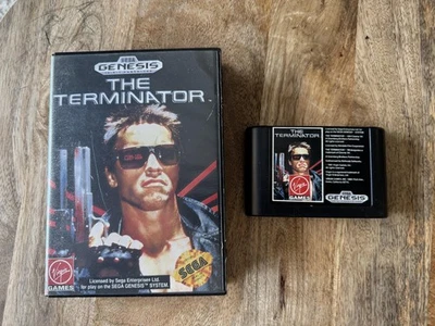 The Terminator Sega Genesis Video Game Game Box 1991 Virgin Games - Image 1 of 4